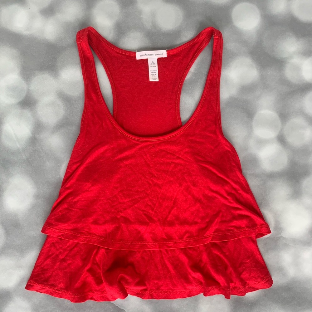 Red Crop Top